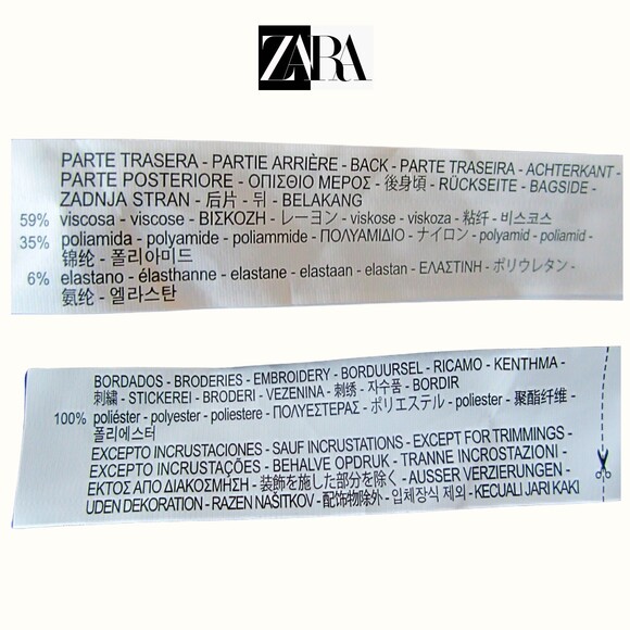 ZARA NEW Goth Embroidered-Lace Sweetheart Faux Leather Spaghetti Strap Dress M - Picture 10 of 11